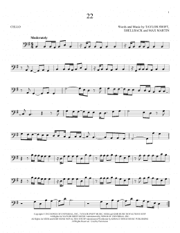page one of 22 (Cello Solo)