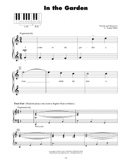 page one of In The Garden (5-Finger Piano)