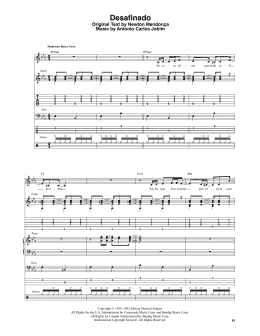 page one of Desafinado (Transcribed Score)