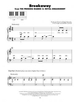 page one of Breakaway (5-Finger Piano)