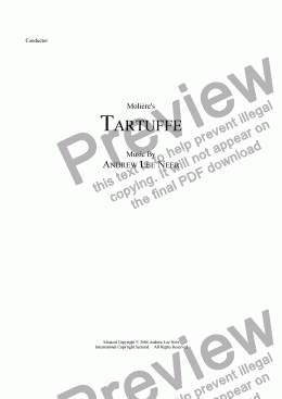page one of Tartuffe