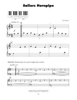 page one of Sailors Hornpipe (5-Finger Piano)