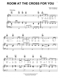 page one of Room At The Cross For You (Piano, Vocal & Guitar Chords (Right-Hand Melody))