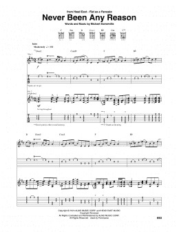 page one of Never Been Any Reason (Guitar Tab)