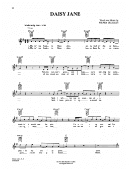 page one of Daisy Jane (Easy Guitar)