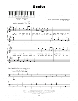 page one of Goofus (5-Finger Piano)