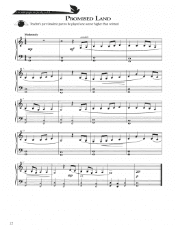 page one of Promised Land (Piano Method)