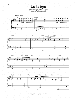 page one of Lullabye (Goodnight, My Angel) (Harp)