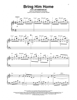 page one of Bring Him Home (from Les Miserables) (Harp)
