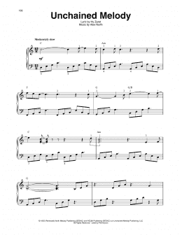 page one of Unchained Melody (Harp)
