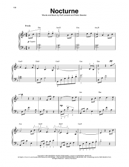 page one of Nocturne (Harp)