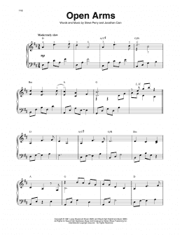 page one of Open Arms (Harp)