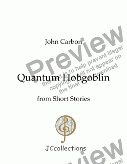 page one of Quantum Hobgoblin