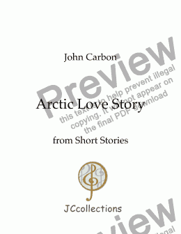 page one of Arctic Love Story