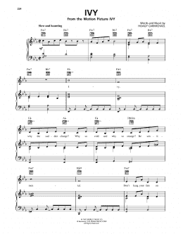 page one of Ivy (Piano, Vocal & Guitar Chords (Right-Hand Melody))