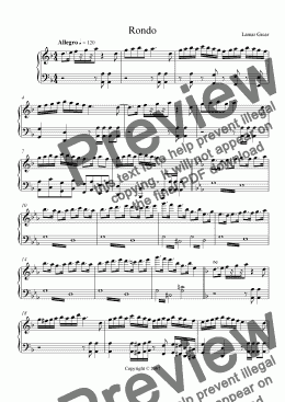page one of Rondo No.1