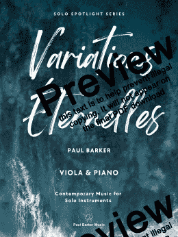 page one of Variations Éternelles (Viola & Piano)