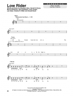 page one of Low Rider (Harmonica)