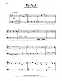 page one of Perfect (Harp)