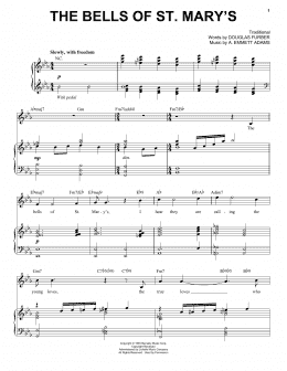 page one of The Bells Of St. Mary's (Piano & Vocal)