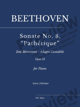 page one of Beethoven: Sonate No. 8, “Pathétique” 