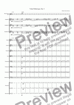 page one of Valse Pathetique, Op. 4