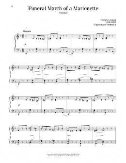 page one of Funeral March Of A Marionette (Piano Solo)