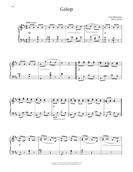 page one of Galop (Piano Solo)