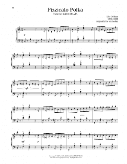 page one of Pizzicato Polka (Piano Solo)