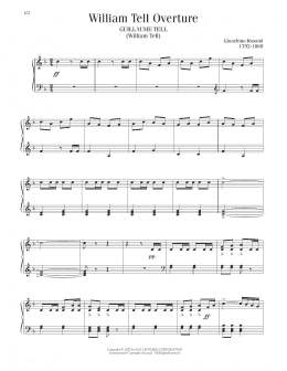 page one of William Tell Overture (Piano Solo)
