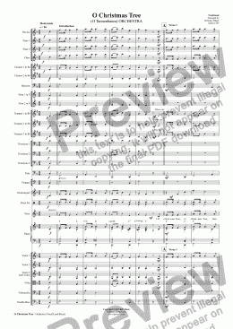 page one of O Christmas Tree (O Tannenbaum) [F] ORCHESTRA