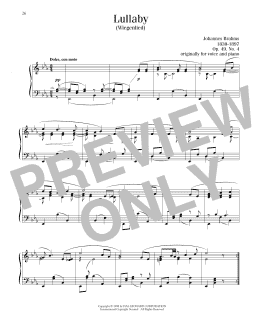 page one of Lullaby (Cradle Song) (Piano Solo)