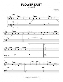 page one of Flower Duet (Easy Piano)
