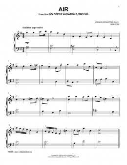 page one of Air (Easy Piano)