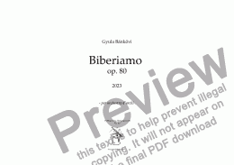 page one of Biberiamo op. 80
