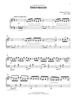 page one of Intermezzo (Educational Piano)