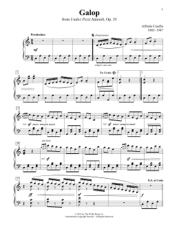 page one of Galop (Educational Piano)