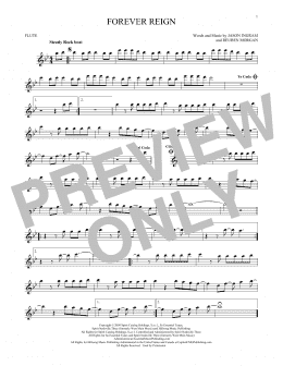 page one of Forever Reign (Flute Solo)