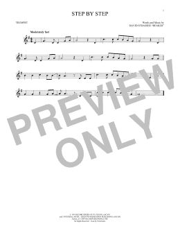 page one of Step By Step (Trumpet Solo)