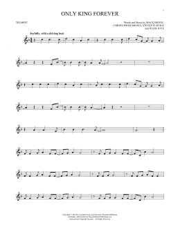 page one of Only King Forever (Trumpet Solo)