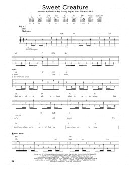 page one of Sweet Creature (Guitar Lead Sheet)