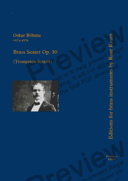 page one of Böhme: Brass Sextet (Trompeten-Sextett)