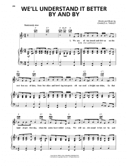 page one of We'll Understand It Better By And By (Piano, Vocal & Guitar Chords (Right-Hand Melody))
