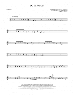 page one of Do It Again (Clarinet Solo)