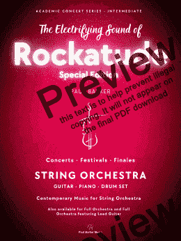 page one of Rockatude (String Orchestra)