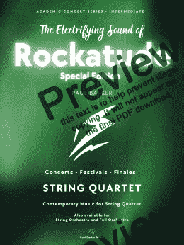 page one of Rockatude (String Quartet)