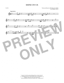 page one of Shine On Us (Flute Solo)