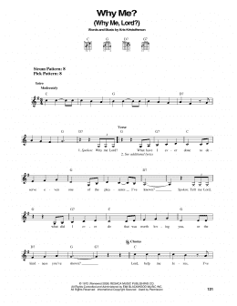 page one of Why Me? (Why Me, Lord?) (Easy Guitar)