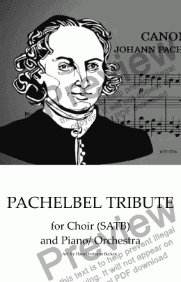 page one of Pachelbel Tribute Chorale