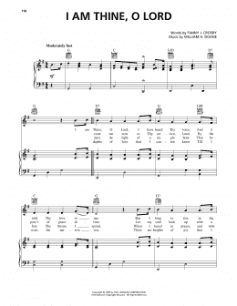 page one of I Am Thine, O Lord (Piano, Vocal & Guitar Chords (Right-Hand Melody))